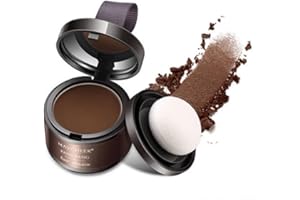 MAYYOONA Maycheer Magic Root Cover Up, Maycheer Hairline Shadow Powder, Maycheer Pang Pang Hair Shadow, Maycheer Hair Rich Shading Powder, Enhanced Hairline Powder for Women Men (Dark brown)