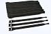 Produktbild 10 Stück Kabel Klettband Kabelbinder Rutenband schwarz 190 x 20 mm