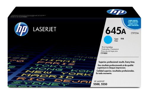 HP 645A Cyan LaserJet Toner Cartridge: C9731A (C9731A)