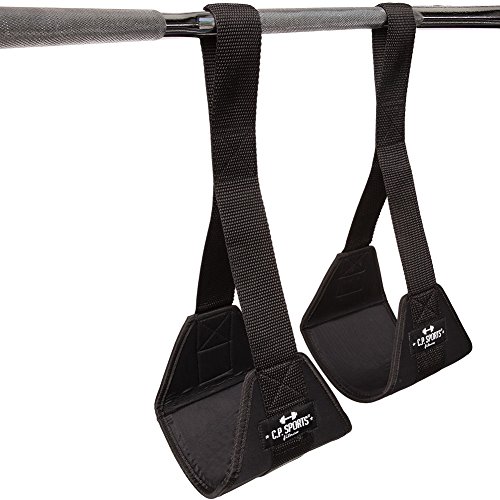 C.P. Sports Zughilfen Bauchtrainingsschlaufen, Schwarz, One size, 38760