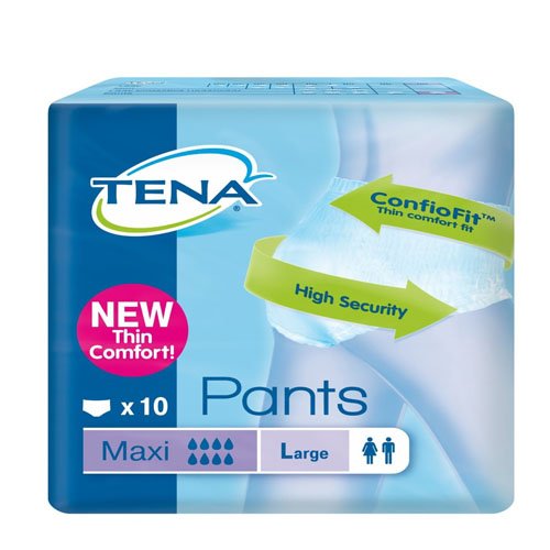 Tena Large Pants Maxi - Pack of 10