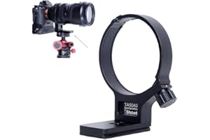 iShoot Metalowy pierścień do montażu na statywie osłona obiektywu kompatybilna z Tamron 50-400 mm f/4,5-6,3 Di III VXD A067, uchwyt wspornika obiektywu dolny jest Arca-Swiss Fit Quick Release Plate