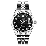 Kratzfestes synthetisches Saphirglas, wasserdicht bis 30 m (30 ATM).