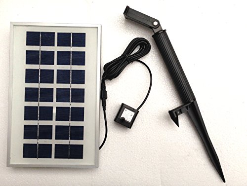 Solar Springbrunnen in Terrakotta-Optik Gartenbrunnen Kaskade Krüge - 4