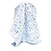 Produktbild Handtuch, 50 x 100 cm Vintage Floral Blau 550 g/m2
