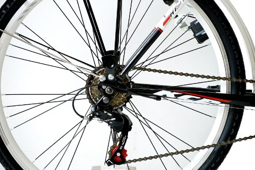 26″ KCP CITYBIKE TREKKINGRAD DAMENFAHRRAD WILD CAT schwarz weiss – 66 cm (26 Zoll) - 4