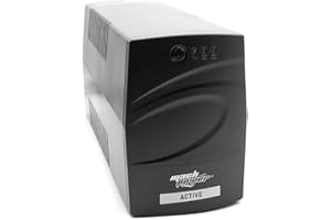 Mach Power Gruppo di continuità per PC - UPS line interactive 600VA/290W, stabilizzatore AVR, 1 batteria 12V/4,5Ah, 2 uscite Schuko/Ita, 1 Porta USB UPS-LIT60P (600VA/290W)