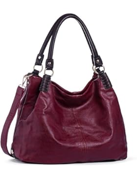 IN ANGEL Handtaschen Damen Umhängetaschen Groß Crossbody Hobo Taschen Damen Schultertaschen PU Leder Taschen Shopper...
