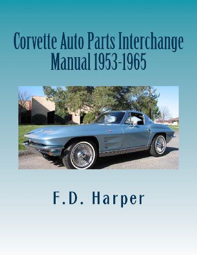 Preisvergleich Produktbild Corvette Auto Parts Interchange Manual 1953-1965