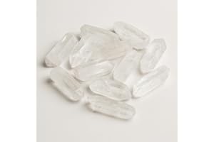 Mineral Import - Puntas de Cuarzo Blanco en Bruto Medianas (pack de 500 gr) - 2162VC