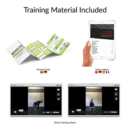 Mini Band Set für Pilates | Premium Trainingsbänder für Damen | 4er-Set inkl. Tragetasche, eBook und Video Anleitung - 8