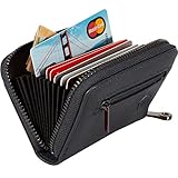 Viel Platz > Der Geldbeutel bietet 10 Kartenfächer mit ausreichend Platz für EC oder Bankotmatkarte, Ausweis, Geldscheine und Visitenkarten. Für Münzen, Schlüssel und sonstige kleine Gegenstände befindet sich neben den Fächern ein eigener Platz.