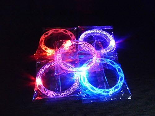 Auto Seven Colour Changing Acrylic Bracelet Prop for Events 15 Pcs