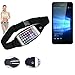 Produktbild Gürteltasche Umhängetasche Bauchtasche für Microsoft Lumia 650 Dual-SIM, schwarz. Sport Running Jogging Fitness Laufen Exercise Schutzhülle - K-S-Trade (TM)