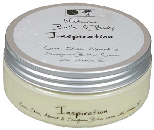 Kakaobutter Creme Handcreme Gesichtscreme INSPIRIEREND & BELEBEND 200 ml mit Sheabutter geeignet auch für sehr trockene Haut