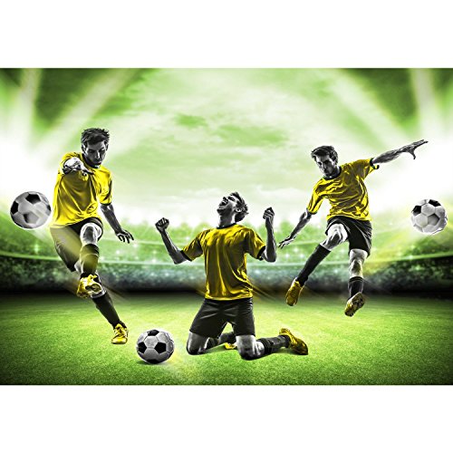 Fototapete Fussball 352 x 250 cm – Vliestapete – Wandtapete – Vlies Phototapete – Wand – Wandbilder XXL – !!! 100% MADE IN GERMANY !!! Runa Tapete 9049011b - 6