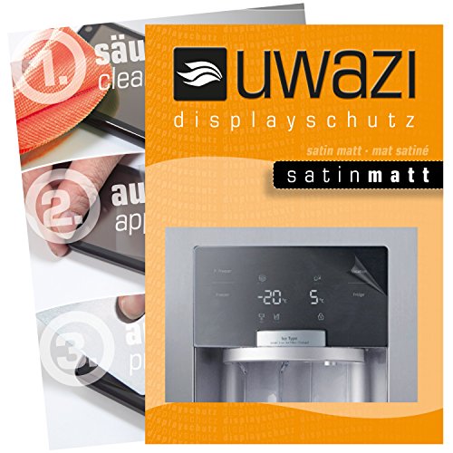 Preisvergleich Produktbild Samsung RS7778FHCSLEF Schutzfolie 3x uwazi satin-matt Displayschutzfolie Folie