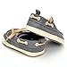 ESTAMICO Baby Denim Lace-up Crib Shoes Gray 6-12 Months