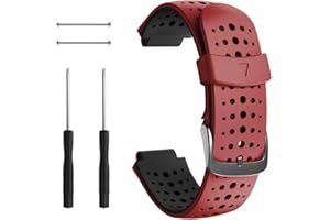 NotoCity Garmin Forerunner 235 Armband, Uhrenarmband Kompatibel mit Forerunner 235/230/220/620/630/735XT, Soft Silikon Ersatzband für Garmin Forerunner 235, Mehrfache Farben