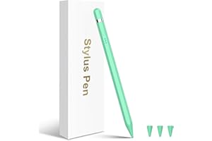 SENKUTA Stylus Stift für iPad mit 4-30 Mins Laden USB-C, Palm-Ablehnung, Niedrige Latenz, Neigungserkennung und Hält magnetisch, Pencil für iPad 2018-2024
