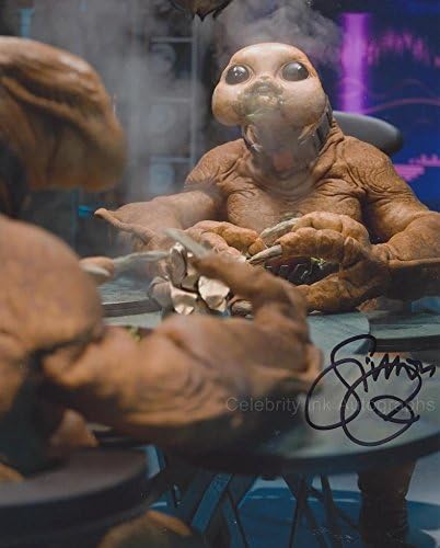 UK TV Autographs SIMON CALLOW as the voice of Tree Blathereen - The Sarah Jane Adventures GENUINE AUTOGRAPH