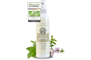 ‎ANIMALEA Animalea – TESTURTEIL SEHR GUT Dentalspray für Hunde & Katzen -150 ml Jahresvorrat – 100% natürlich, effektiv gegen Zahnstein, Mundgeruch - zur Zahnreinigung, frischer Atem - Zahnpflege Hund