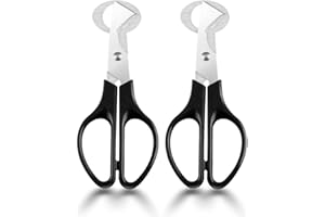 LYCXAMES Tijeras Huevos Codorniz, Tijeras de Corte de Cáscara de Huevo de Acero Inoxidable, Utensilios de Cocina Abridor para Hogar Codorniz Huevos Tijeras Huevo Cortador