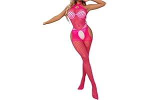 Bommi Fairy Damska siatkowa bielizna erotyczna, bielizna siatkowa, wycink-out, pończochy siatkowe, rajstopy Babydoll, bielizna nocna, ostry strój klubowy