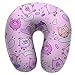 Produktbild GHEDPO Nackenhörnchen Pig Dancing In Space Super U Type Pillow Neck Pillow Outdoor Travel Pillow Relief Neck Pain Seitenschläferkissen