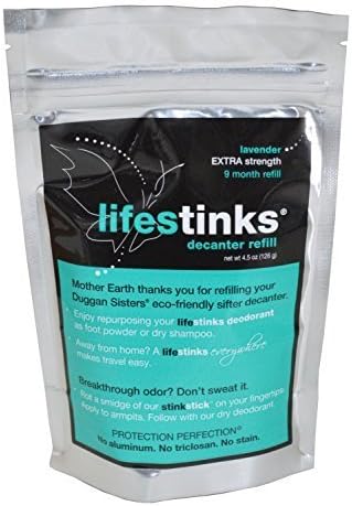 Duggan Sisters LifeStinks Extra Strength Lavender Deodorant Refill 4.5 Oz Aluminum Free by Duggan Sisters