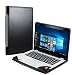 Produktbild Navitech schwarzes premium leder Case / Cover Trage Tasche / speziell für das LENOVO IdeaPad 100s 14" Laptop