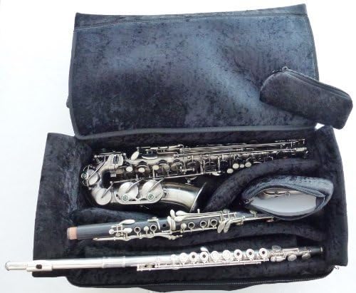Triple Gig Bag For Alto Sax,flute And Clarinet
