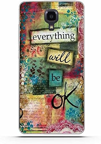 Xiaomi Mi 4 Case, Lifetrut [Ultra Thin] [Drop Protection] Colorful Pattern Slim Soft Flexible TPU Rubber Protective Case Bumper Back Cover for Xiaomi Mi4 M4 [Be Ok]