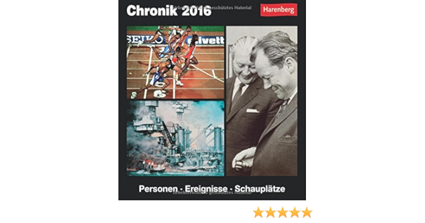 Chronik 2016 Personen Ereignisse Schauplatze Amazon De Bucher