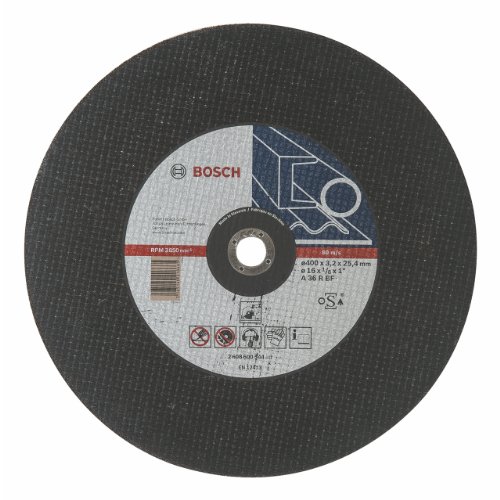 Bosch Zubehör 2608600544 Trennscheibe gerade-Metall A 36 R BF, 400 mm, 25,4 mm, 3,2 mm - 2