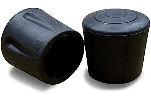 ajile Embout en Caoutchouc Renforcé Vulcanisé Noir pour Pied de Chaise et Table Diamètre 40 mm – Sachet de 4 Pièces – EVS140x4-FBA
