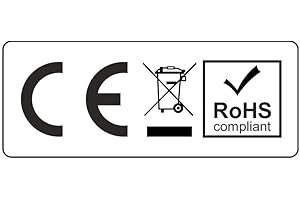 ETIKETTENSHOP THON CE + WEEE + RoHS Aufkleber PE-Folie - 20x8 mm (1000)