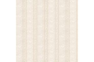 MyTinyWorld Confezione da 5 casa delle Bambole Ornato Chiaro Beige a Strisce Carta da Parati Fogli