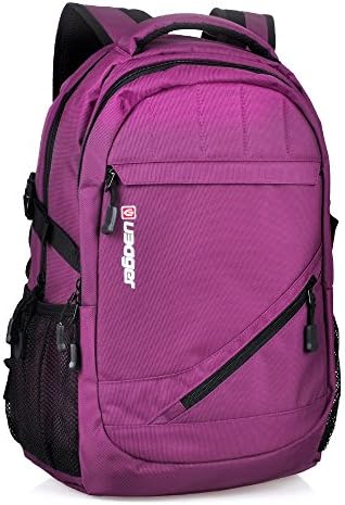 UBAGER Corporate Traveller Laptop Computer Backpack fits 14 inch laptops, Women Purple (L=32*19*47)