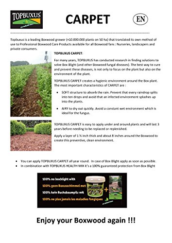 TOPBUXUS CARPET, 70L für 5m2, Die definitive Lösung für Buchsbaumpilz wann Kombiniert mit TOPBUXUS HEALTH-MIX, mach es wie der Züchter! - 6