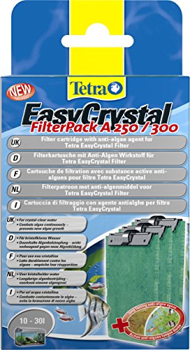 Tetra 243026 EasyCrystal un 250/300 cartucho de filtro con anti-algae agente algostop 30 ml