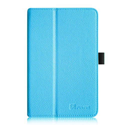 Fintie Acer Iconia Tab 8 A1-840 FHD Hülle – Hochwertige Kunstleder Slim Fit Stand Case Cover Schutzhülle Tasche Etui für Acer Iconia A1-840 FHD (8 Zoll) Tablet, Blau