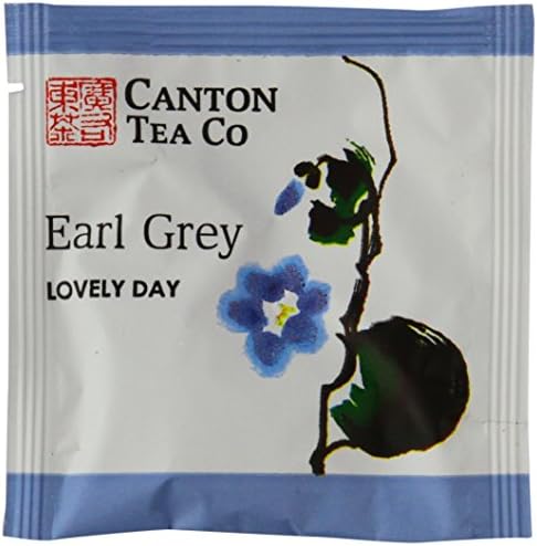 Canton Tea Wrapped Pyramids Classic Earl Grey 50 Teabags