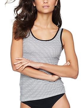 Iris & Lilly Damen Baumwoll Unterhemd, 2er Pack