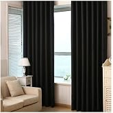 Nivemeshome Blackout Karartma G&uuml;neşlik Perde Pilesiz Siyah (İthal Kumaş Versiyon) Siyah 100 X 260,PDKRLCRBLCK_2123_6244