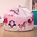 ICON Designer Princess Girls Bean Bag - Large Pink Kids Bean Bags