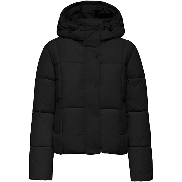 ONLY Damen Onlhelen Short Puffer Jacke – Wattiert, Mit Reißverschluss, Leichter Winterjacke Für Frauen
