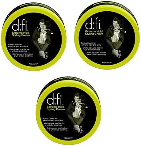 D:Fi Extreme Hold Styling Cream 2.6 oz (Set of 3) by D:Fi
