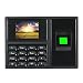 Produktbild KKmoon Intelligente Anwesenheits-Maschine, biometrischer Fingerabdruck-Kennwort-Angestellter Checking-in Recorder 2.4 Zoll TFT LCD Schirm DC 5V Zeiterfassung Uhr