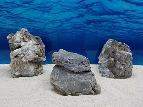 AQUARISTIKWELT24 Aquarium Decorative Stones Grey Seiryu Art. 69 'Original Photo Size XL 25 – 45 cm, No. 6444